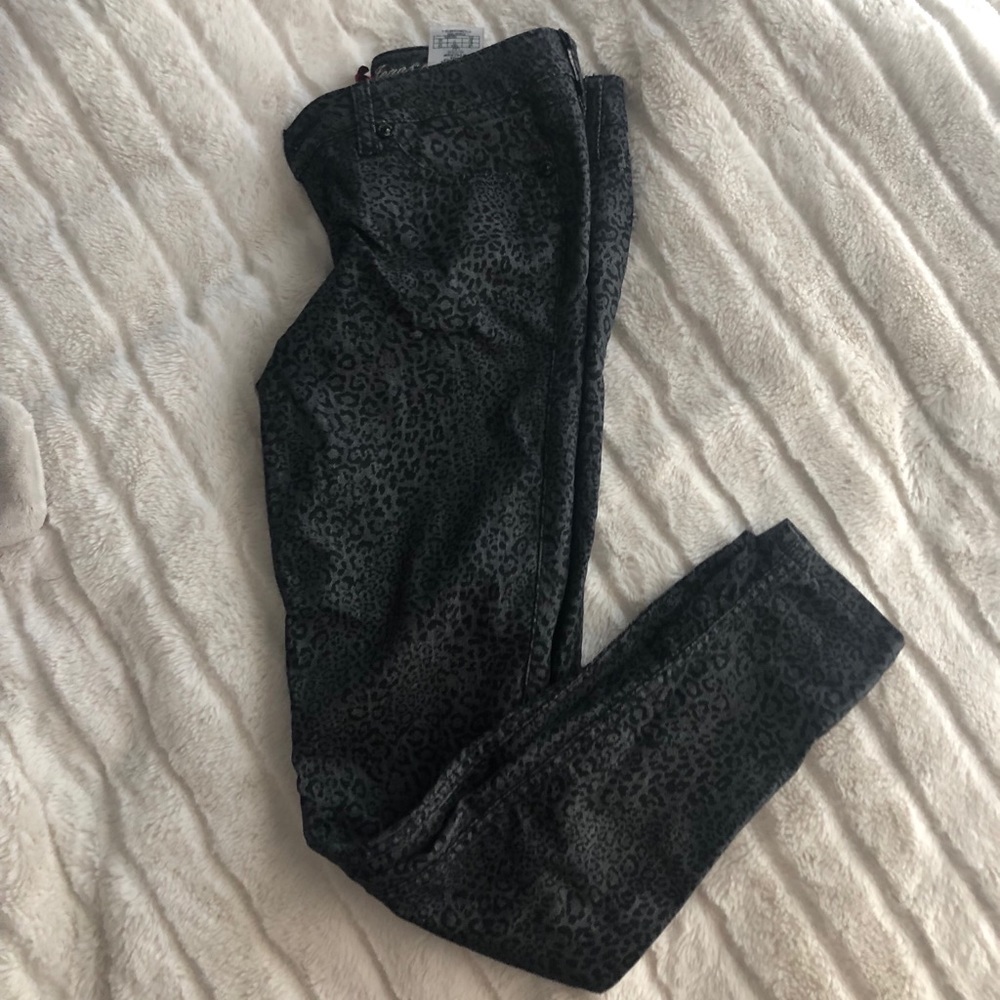 Guess leopard print jeans
